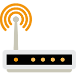WLAN Router-Symbol